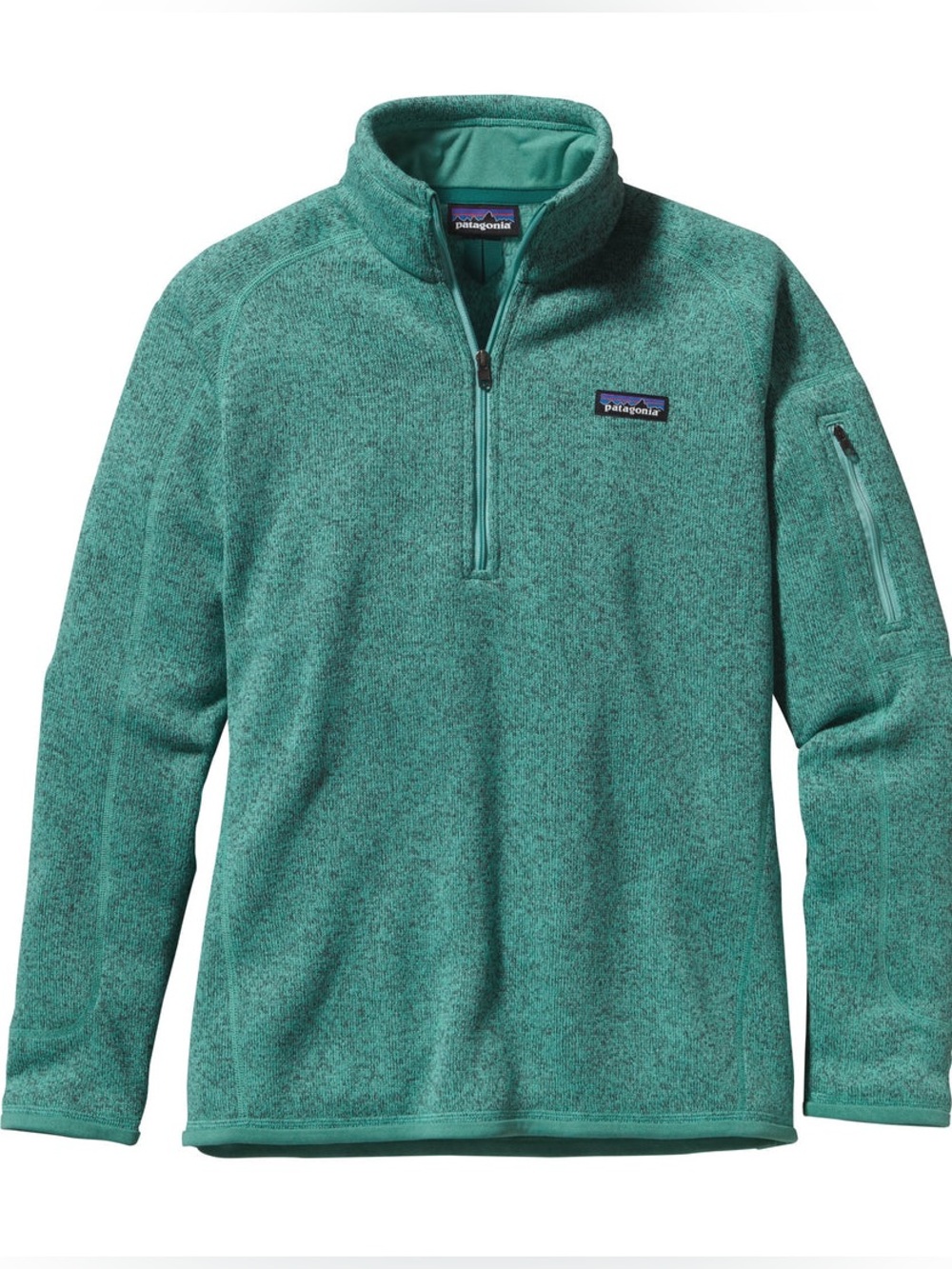 Patagonia Women’s Better Sweater 1/4 Zip in Beryl Green / Large